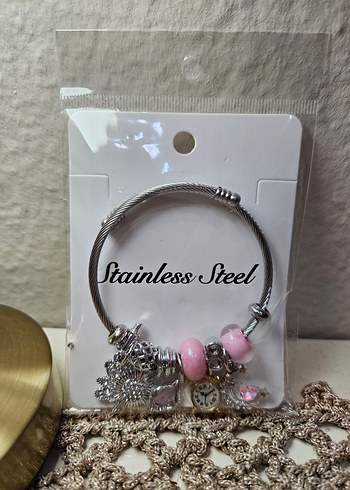 Saat Güneş Charm Çelik Bileklik - Görsel 2