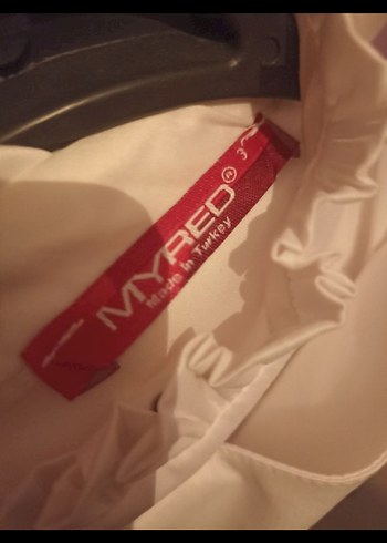 Uzun Kollu Beyaz Siyah Ofis Elbisesi - Görsel 3