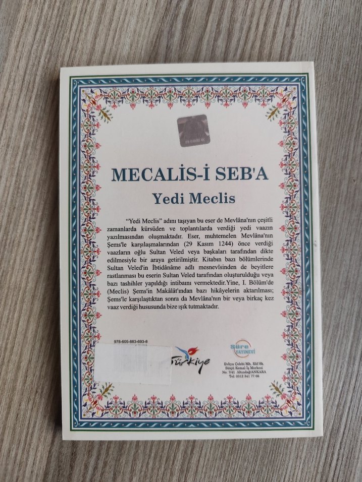 Mecalis-i Seb'a - Mevlana Celaleddin Rumi - Görsel 2