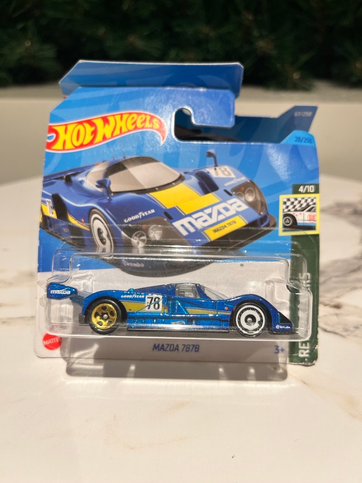 Mavi Hot Wheels Mazda 787B Oyuncak Araba | Gardrops