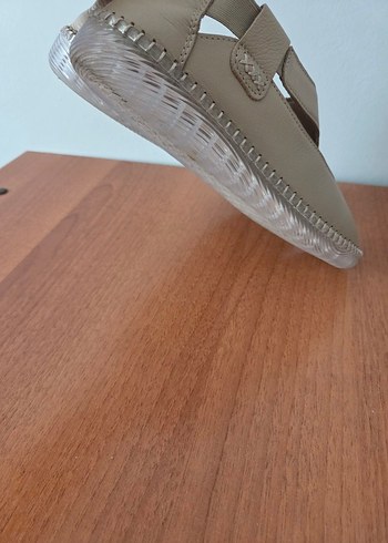 Bej Kadın Dolgu Topuk Espadril - Görsel 4