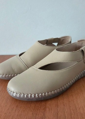 Bej Kadın Dolgu Topuk Espadril - Görsel 3