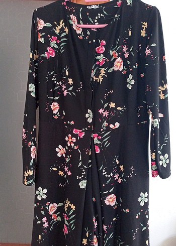 Çiçek Desenli Uzun Bohem Kadın Elbise - Görsel 2