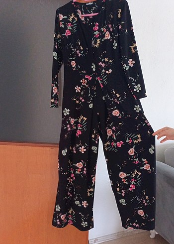 Çiçek Desenli Uzun Bohem Kadın Elbise - Görsel 3