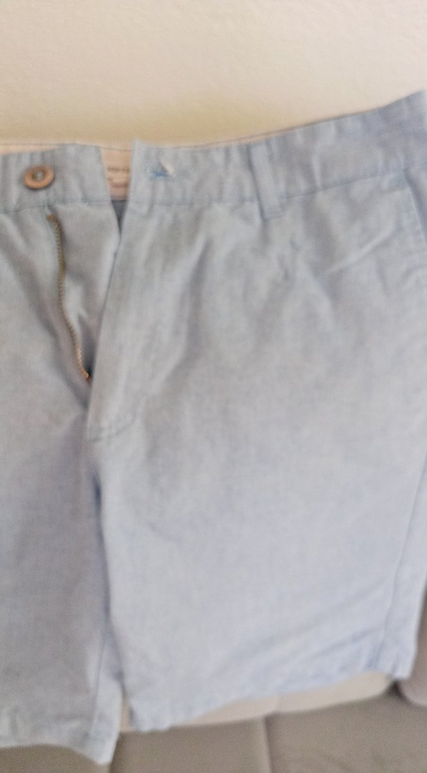 Düğmeli Gri Erkek Denim Midi Şort - Görsel 2