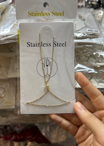 Zincir Detaylı Altın Rengi Şahmeran - Görsel 5