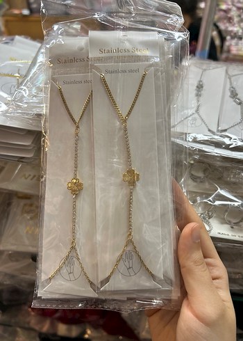 Zincir Detaylı Altın Rengi Şahmeran - Görsel 3