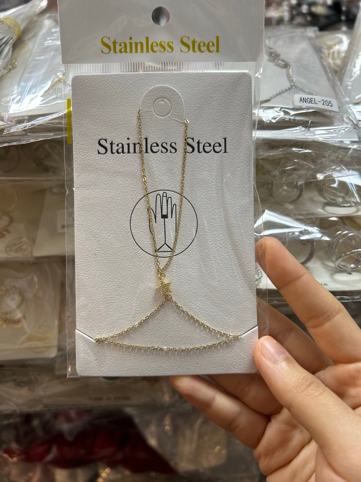 Zincir Detaylı Altın Rengi Şahmeran - Görsel 5