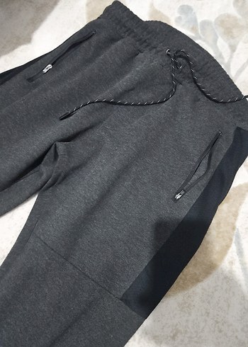 Erkek Gri Rahat Eşofman Altı - Görsel 2