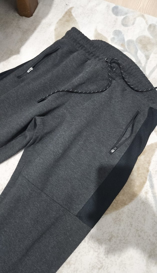 Erkek Gri Rahat Eşofman Altı - Görsel 2