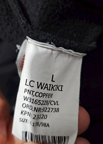 Siyah  Erkek Eşofman Altı - Görsel 3