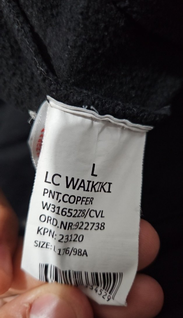 Siyah  Erkek Eşofman Altı - Görsel 3