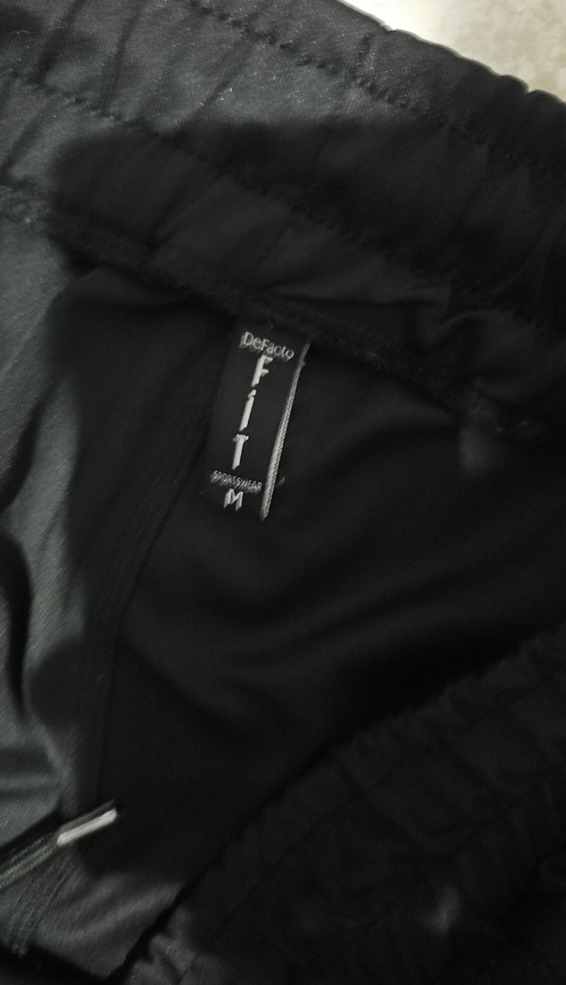 Siyah  Rahat Kesim eşofman - Görsel 3