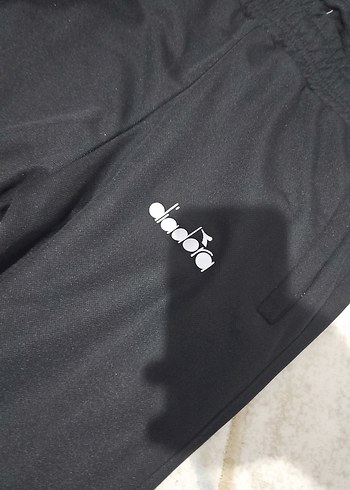 Erkek Siyah Spor Diadora Eşofman Altı - Görsel 2