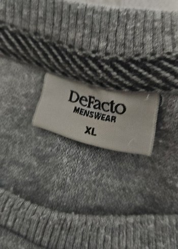 Gri Erkek Sweatshirt Bisiklet Yaka Rahat Kesim - Görsel 2