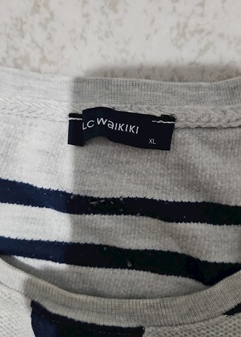 Erkek Uzun Kollu Pamuklu Gri Tişört XL - Görsel 3