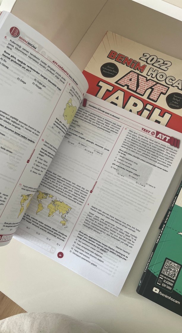 2022 Benim Hocam AYT Coğrafya Soru Bankası - Görsel 3