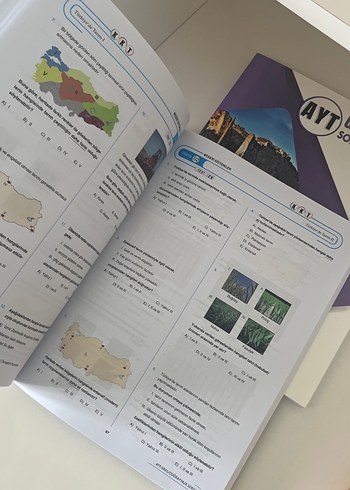 AYT Soru Bankası Seti: Edebiyat, Coğrafya, Matematik, Geometri - Görsel 4