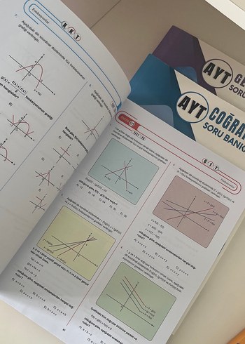 AYT Soru Bankası Seti: Edebiyat, Coğrafya, Matematik, Geometri - Görsel 3