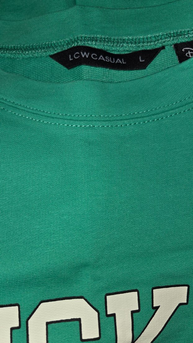 Yeşil Mickey Baskılı Hamile Tişörtü - Görsel 3