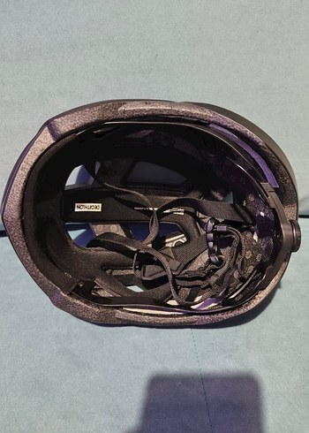 Siyah Van Rysel Biker Kask Velcro Bantlı M beden - Görsel 7