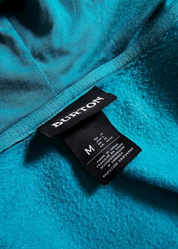 Burton Kapüşonlu Fermuarlı Erkek Mavi Sweatshirt - Görsel 3