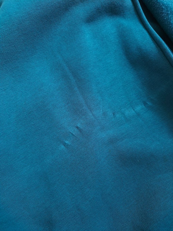 Burton Kapüşonlu Fermuarlı Erkek Mavi Sweatshirt - Görsel 5