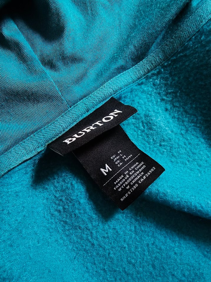 Burton Kapüşonlu Fermuarlı Erkek Mavi Sweatshirt - Görsel 3