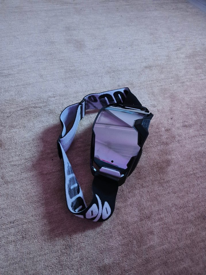 Gri Erkek Kayak-Motor Gözlüğü Tokalı - Görsel 3