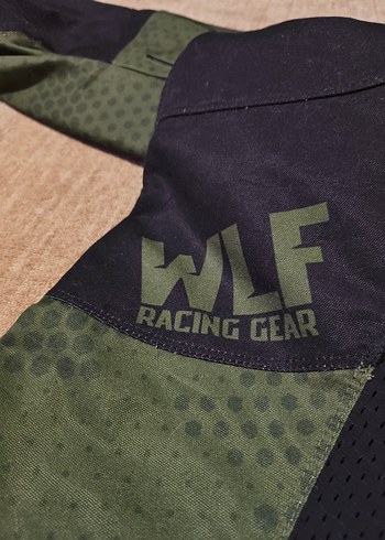 Erkek Yeşil Biker Stil Fermuarlı Pantolon - Görsel 6