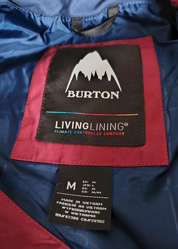 Bordo Burton Erkek Kayak Montu - Görsel 4