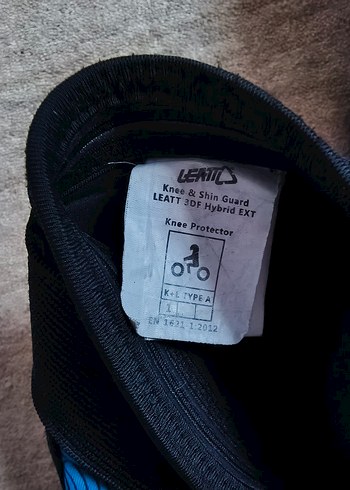 Leatt 3DF HYBRID ext siyah-mavi dizlik - Görsel 5