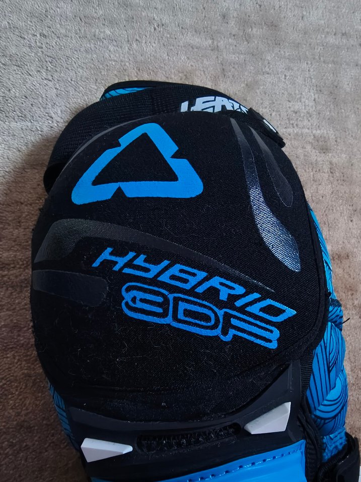 Leatt 3DF HYBRID ext siyah-mavi dizlik - Görsel 4