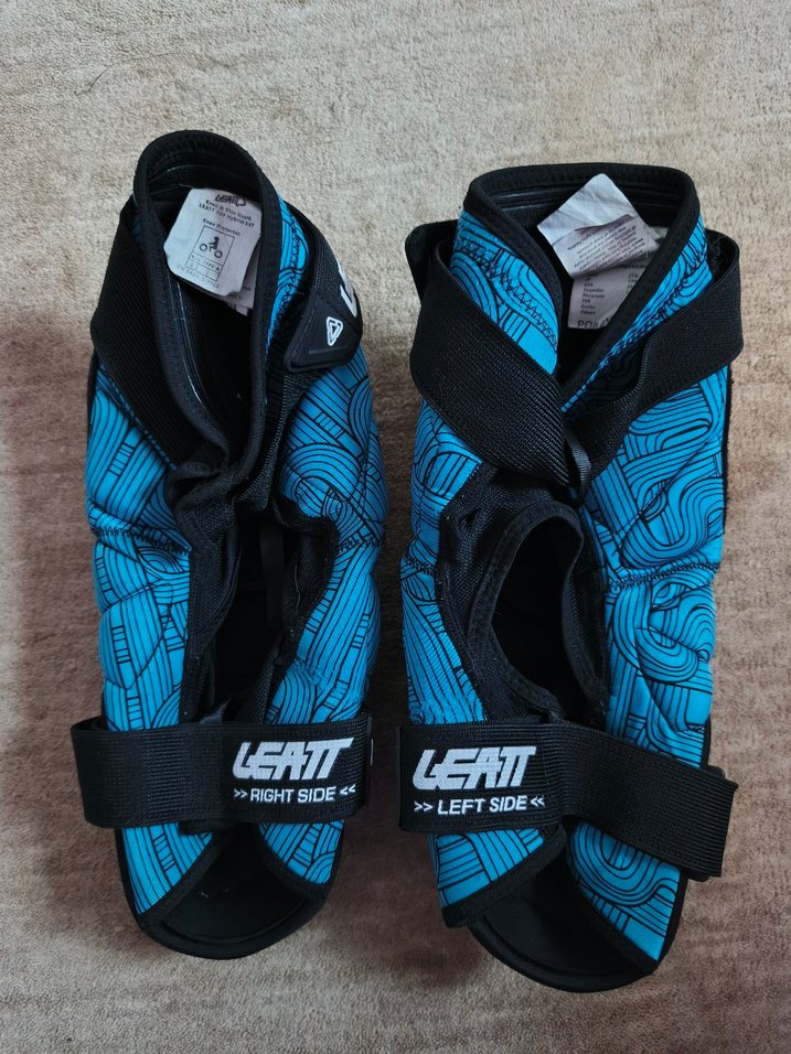 Leatt 3DF HYBRID ext siyah-mavi dizlik - Görsel 2