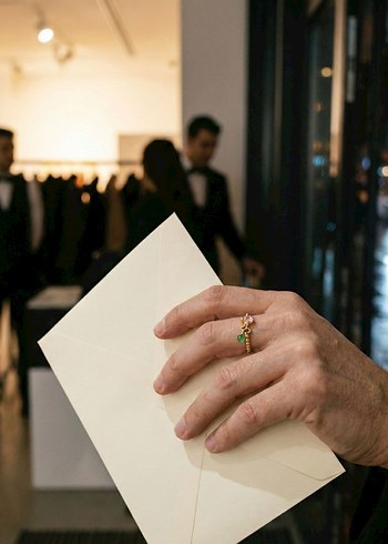 Vintage Yeşil Boncuklu Altın Renkli Kadın Yüzük - Görsel 6