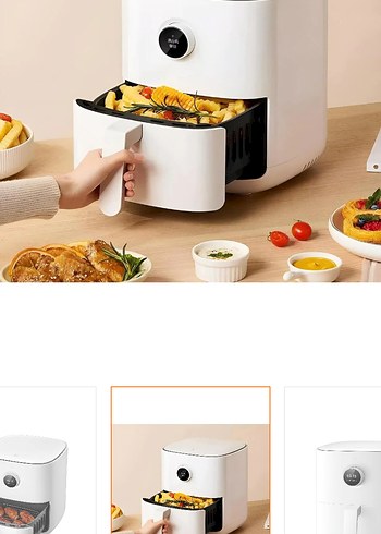 Beyaz Dijital Havalı Fritöz - Görsel 4