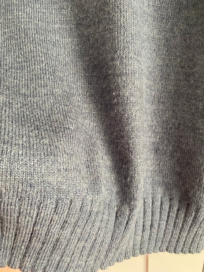 Gri Kadın Triko Süveter - Görsel 2