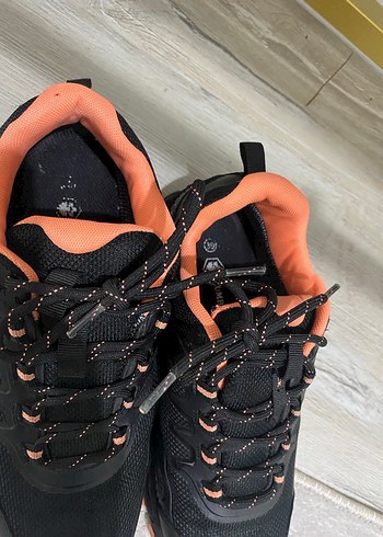 Turuncu Detaylı Siyah Bağcıklı Spor Ayakkabı/bot - Görsel 4