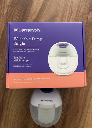 Lansinoh otomatik Tekli Taşınabilir Göğüs Pompası - Görsel 2