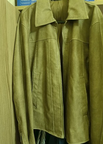 Kahverengi Süet Erkek Deri Ceket - Görsel 2