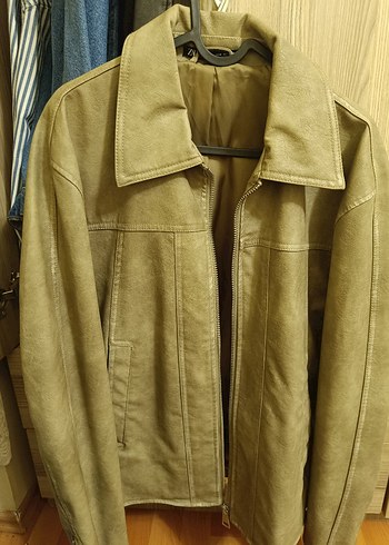 Kahverengi Süet Erkek Deri Ceket - Görsel 3