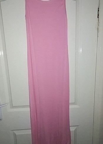 Trendyol & Milla Acik Pembe Uzun Elbise Rahat Ve Sik