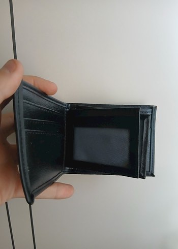 Siyah Minimalist Erkek Cüzdanı - Görsel 5