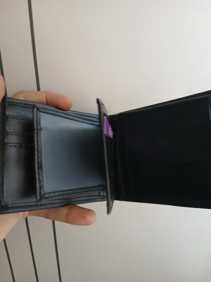 Siyah Minimalist Erkek Cüzdanı - Görsel 4