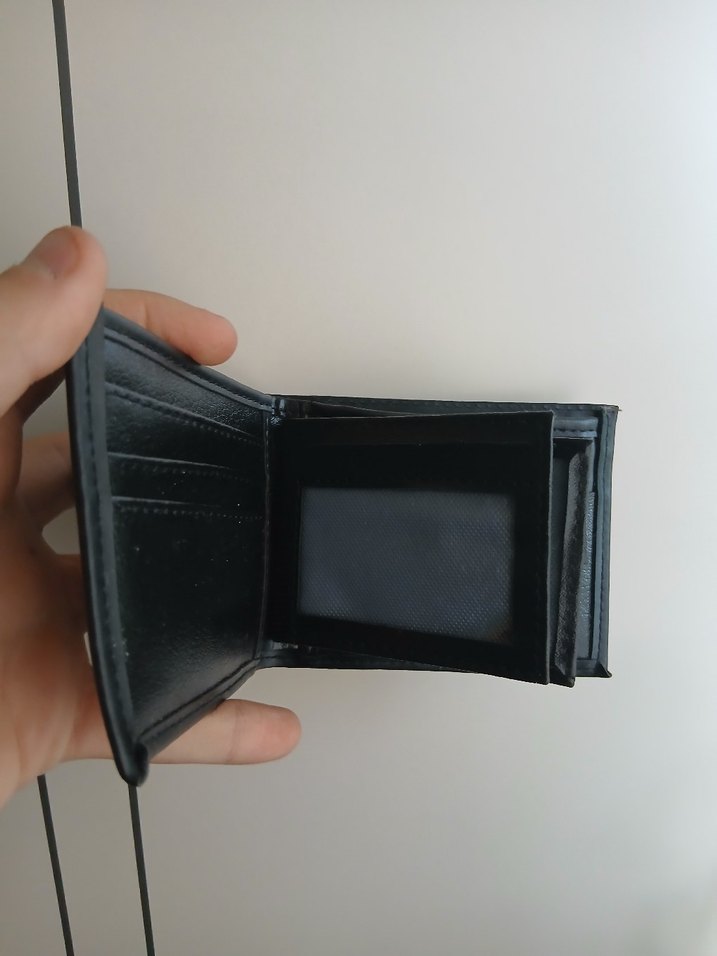 Siyah Minimalist Erkek Cüzdanı - Görsel 5