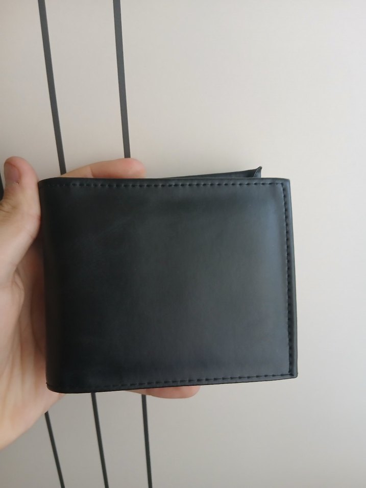 Siyah Minimalist Erkek Cüzdanı - Görsel 2