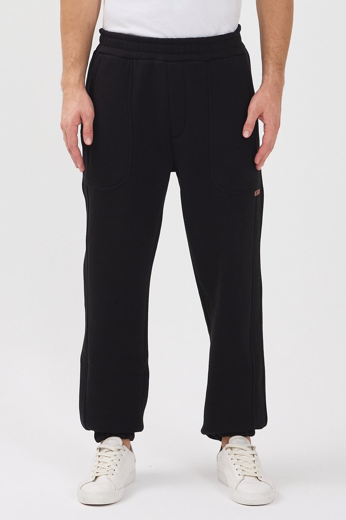 Erkek pamuklu Rahat Kesim Eşofman Altı - Görsel 4