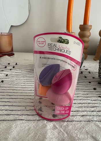 Real Techniques Çok Renkli Makyaj Süngeri Seti - Görsel 2