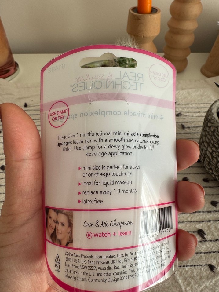 Real Techniques Çok Renkli Makyaj Süngeri Seti - Görsel 3