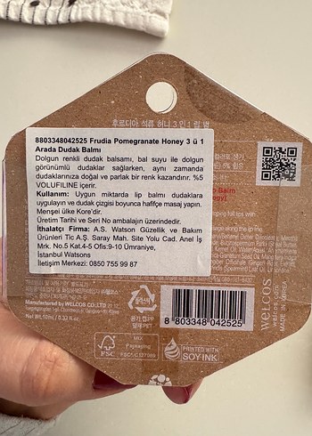 Frudia 3'ü 1 Arada Dudak Balmı - Görsel 2